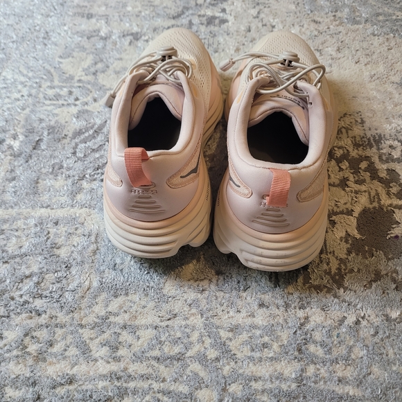 HOKA Women's Cream Running Shoes - Picture 6 of 9